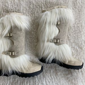 Bogner White Snow Boots EU 37 US 6